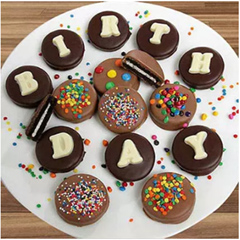 BIRTHDAY Belgian Chocolate Sandwich Cookies : Gift Baskets
