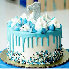 First Birthday Special Red Velvet Cake : Birthday Cake in Ras Al Khaimah