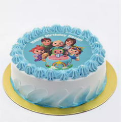 Cocomelon Birthday Chocolate Cake 4 Portion - Cake Delivery in Umm Al Quwain