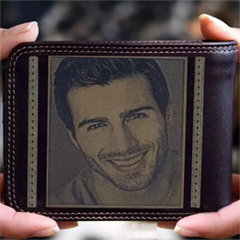 Personalised Mens Wallet With Photo