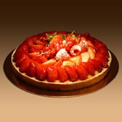 Strawberry Tart 8 Portion : Christmas Cakes to Dubai