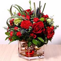 Decorative Xmas Floral Vase - Christmas Gifts for Her