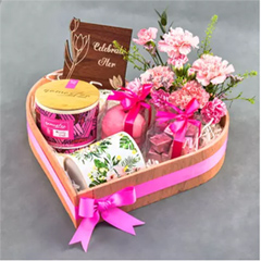 Celebrate Her Pink Gift Tray : Birthday Gifts to Ajman