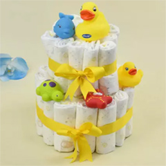 Baby Toys and Diaper Bouquet : Birthday Gifts to Ajman