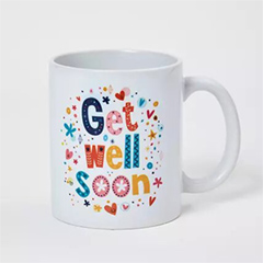 Get Well Soon Cushion N Mug Combo