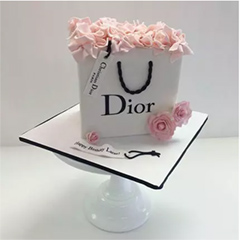 Dior Designer Cake Chocolate - Anniversary Cakes