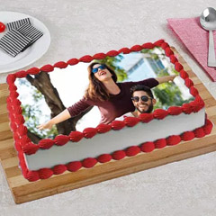 Anniversary Photo Cake - Anniversary Cakes