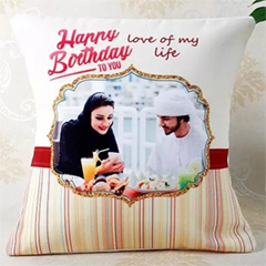 Romantic Birthday Personalized Cushion - Birthday Gift For Boss