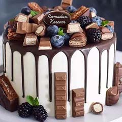 Choco Vanilla Cake For Ramadan : Eid Chocolates