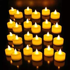 LED T Light Candle 24 Pcs : Diwali Gift Hampers