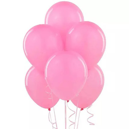 Pink Helium Balloons