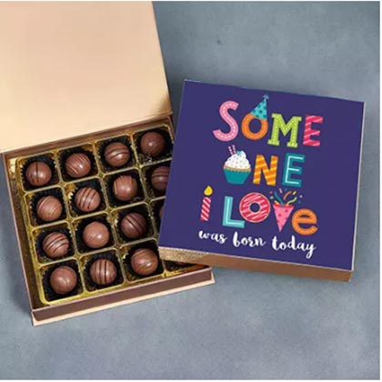 Birthday Wishes Chocolate Truffles