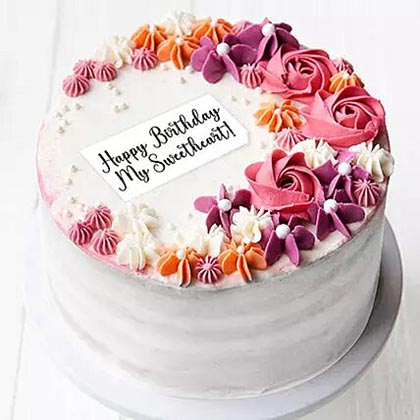 Happy Birthday My Sweetheart Cake