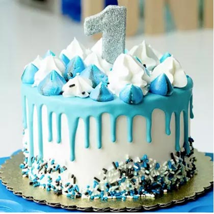 First Birthday Special Red Velvet Cake