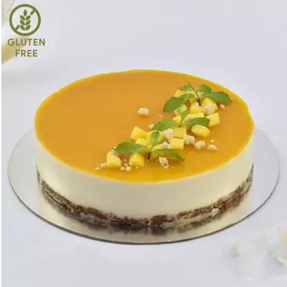 Mango Cheese Gluten Free Cake