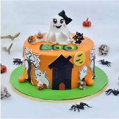 Special Halloween Casper Cake