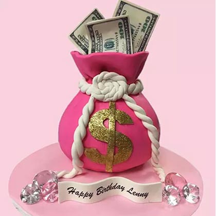 3d Money Bag Cake Chocolate