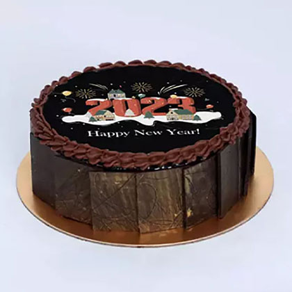 Lets Celebrate New year Cake