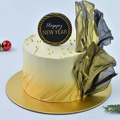 Happy New Year Designer Cake
