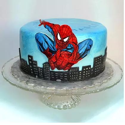 Spiderman Designer Chocolate Cake