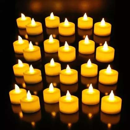 LED T Light Candle 24 Pcs